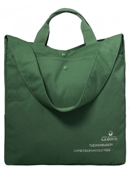 Сумка женская текстиль Lanotti 1701/Зеленый